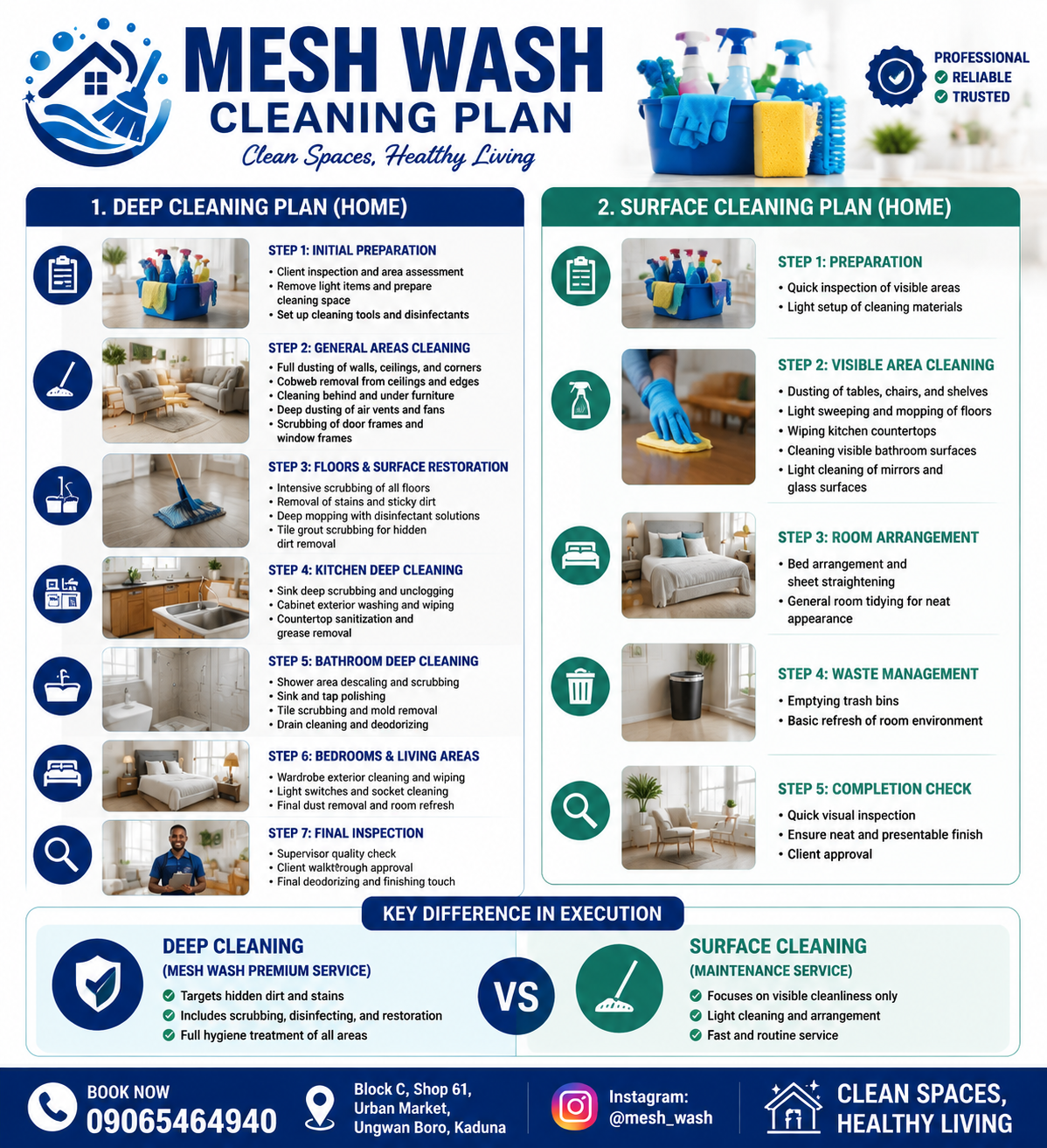 Cleaning Service (Multiple Services Available)
